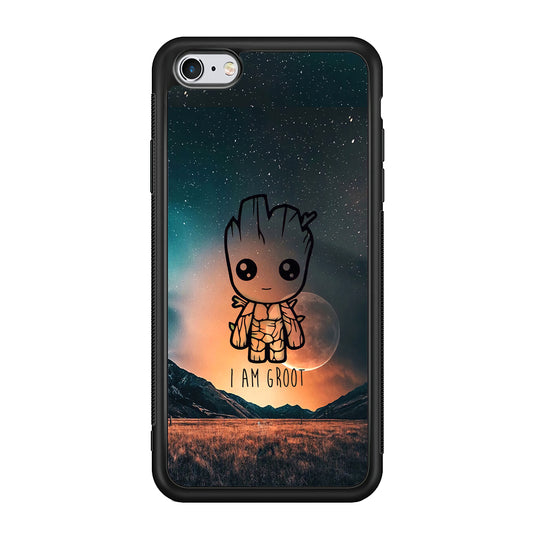 Groot Cute Silhouette Form iPhone 6 Plus | 6s Plus Case