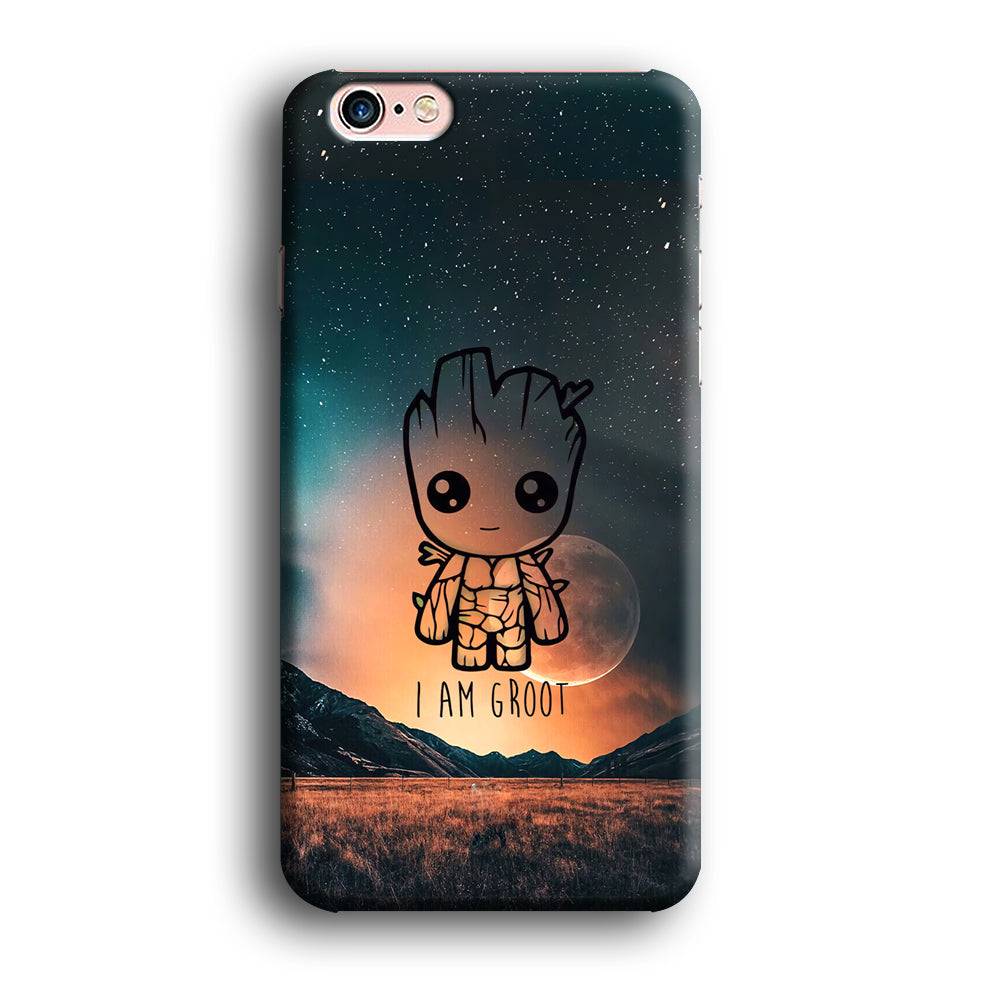 Groot Cute Silhouette Form iPhone 6 Plus | 6s Plus Case