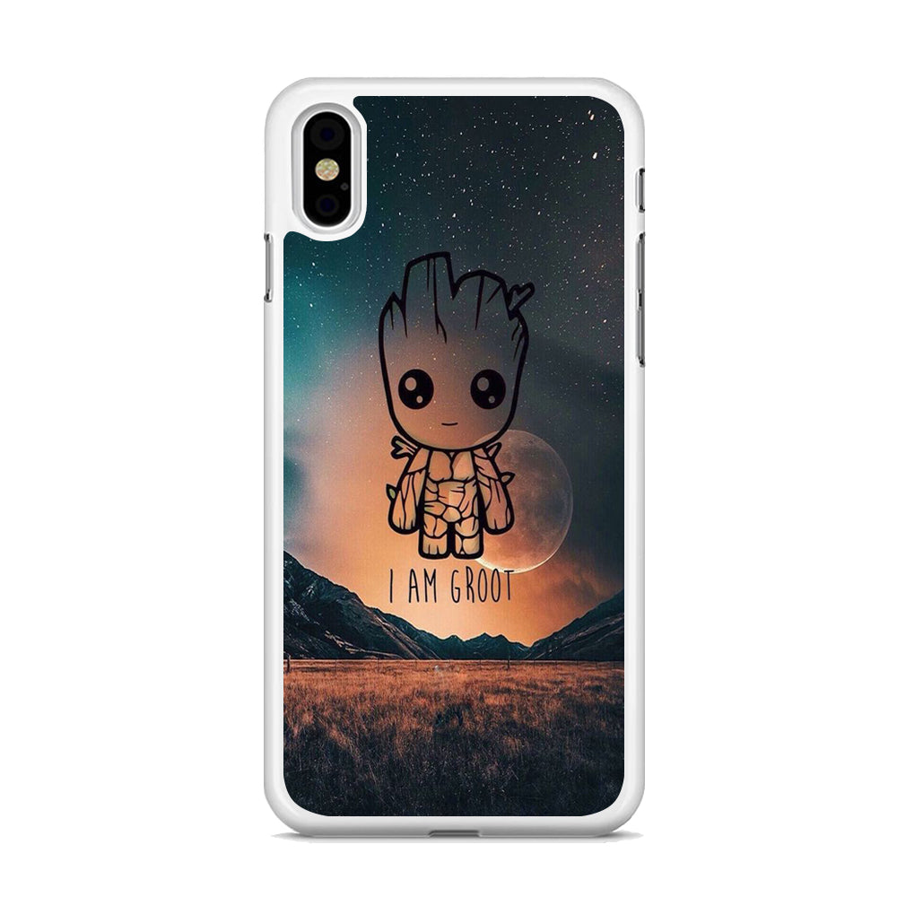 Groot Beauty Night iPhone XS MAX Case