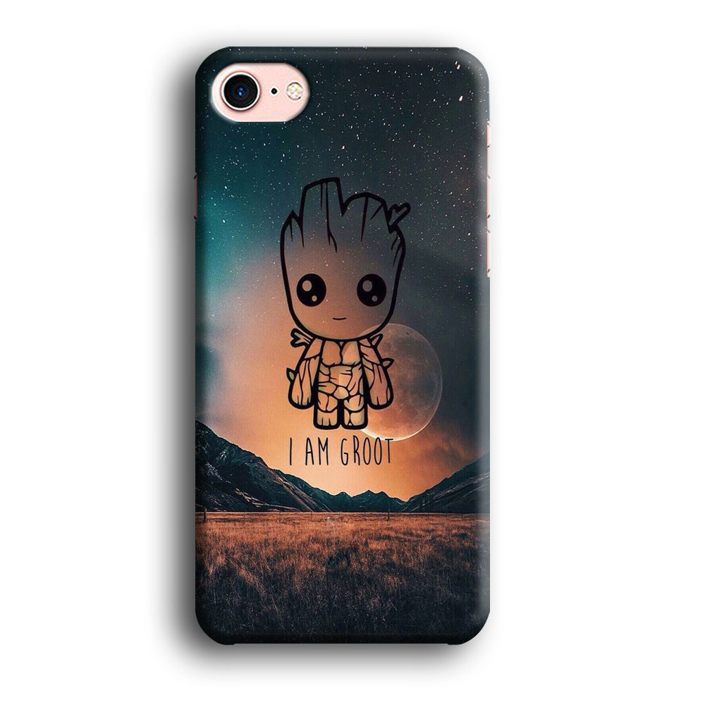 Groot Beauty Night iPhone 8 Case