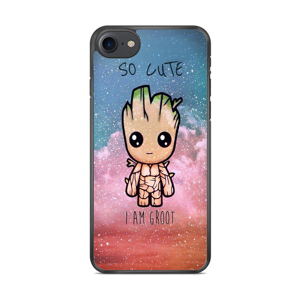 Groot Cute Glitter iPhone 8 Case