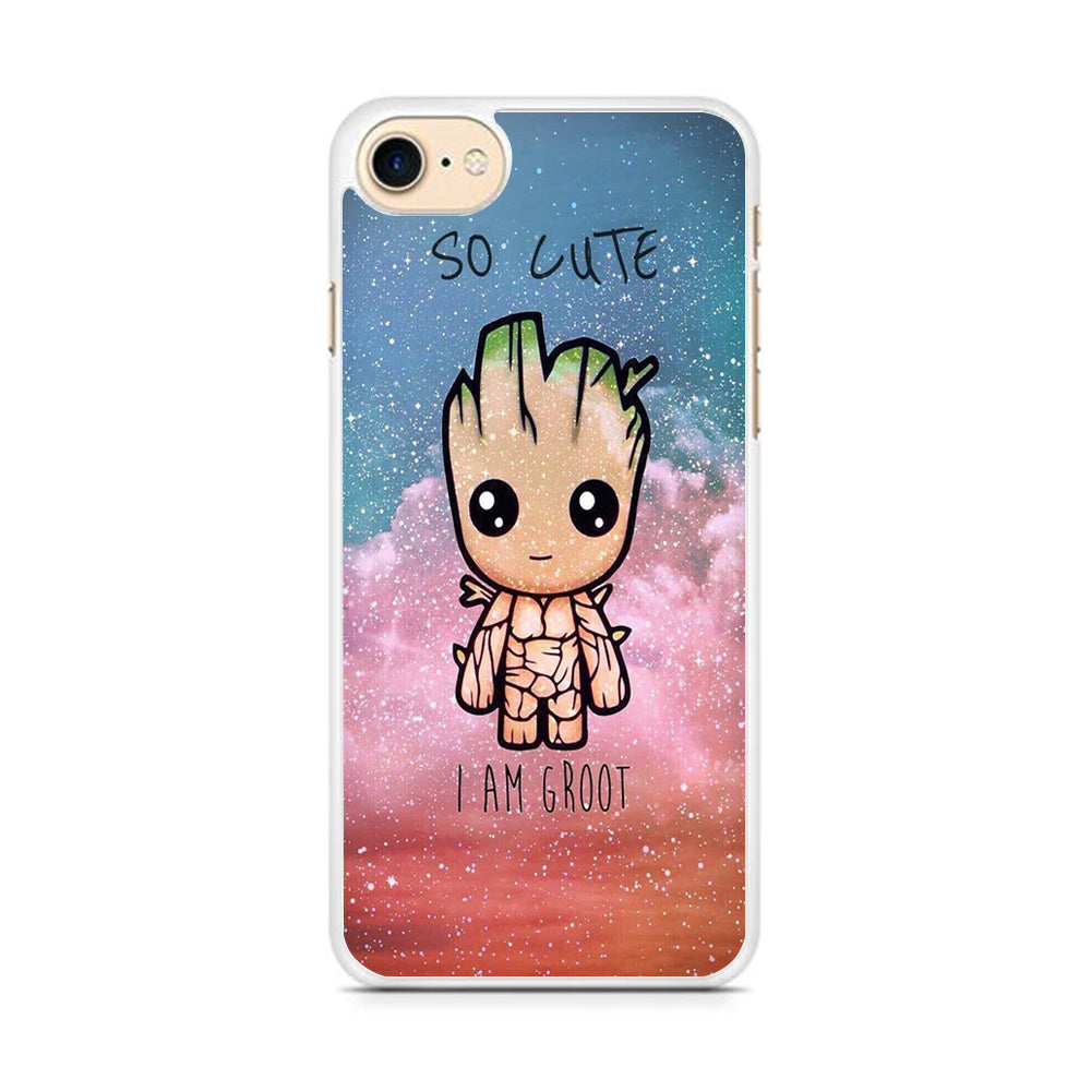 Groot Cute Glitter iPhone 8 Case