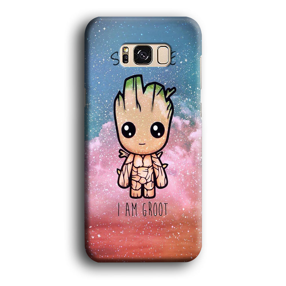 Groot Cute Glitter Samsung Galaxy S8 Case