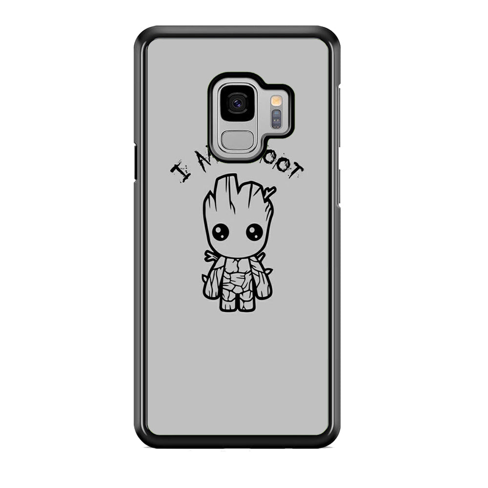 Groot Silver Paint Samsung Galaxy S9 Case