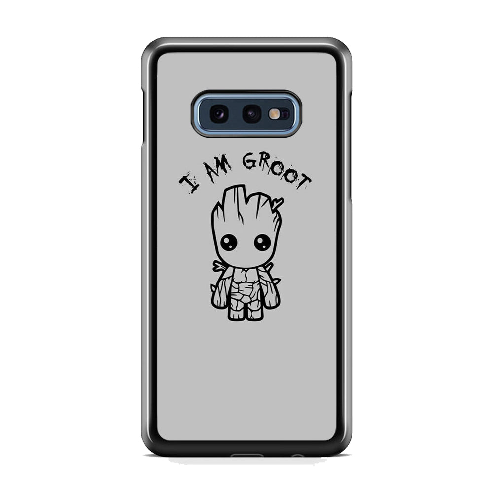 Groot Silver Paint Samsung Galaxy S10E Case