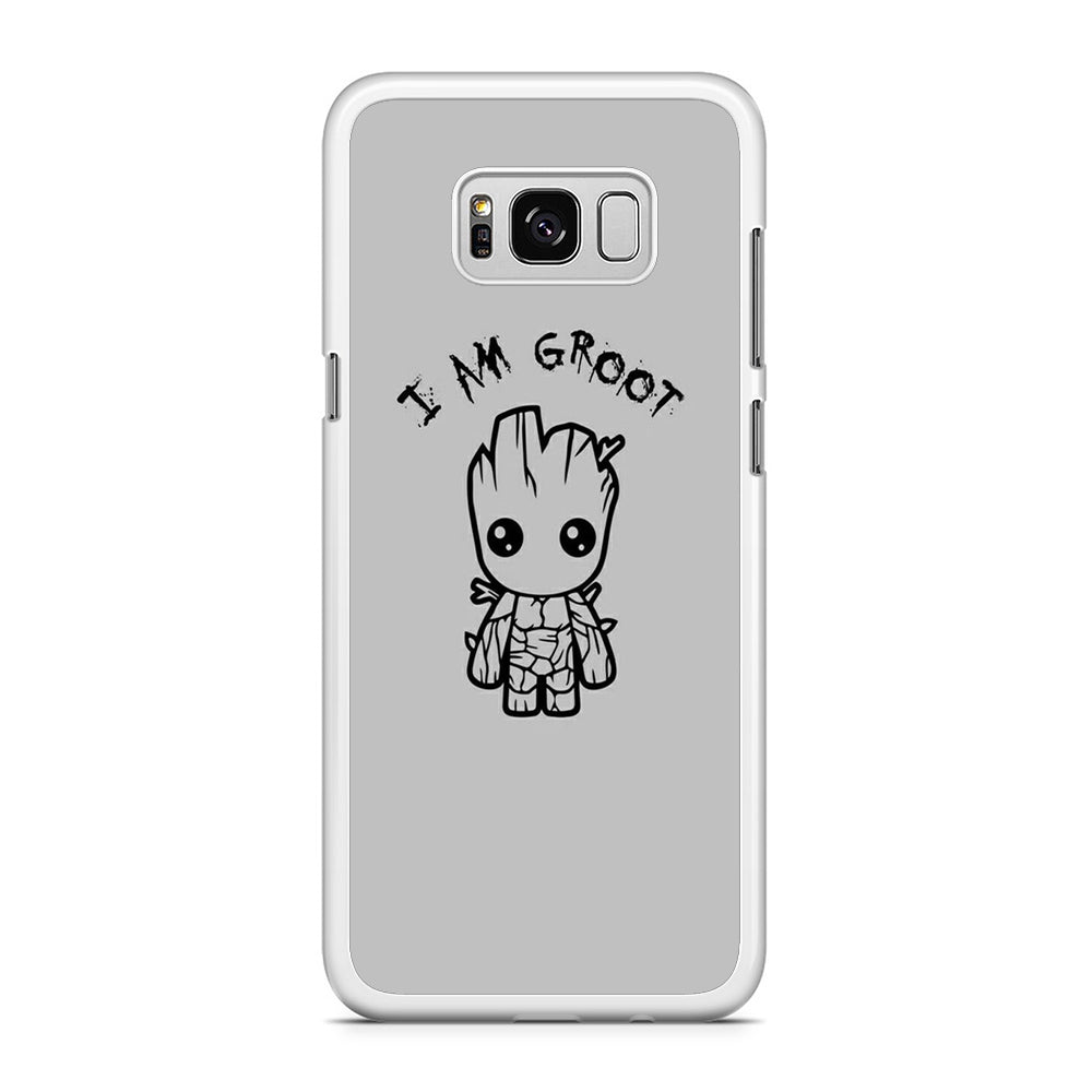 Groot Silver Paint Samsung Galaxy S8 Case
