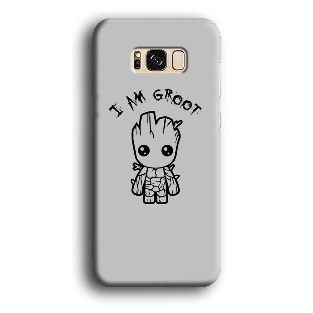 Groot Silver Paint Samsung Galaxy S8 Case