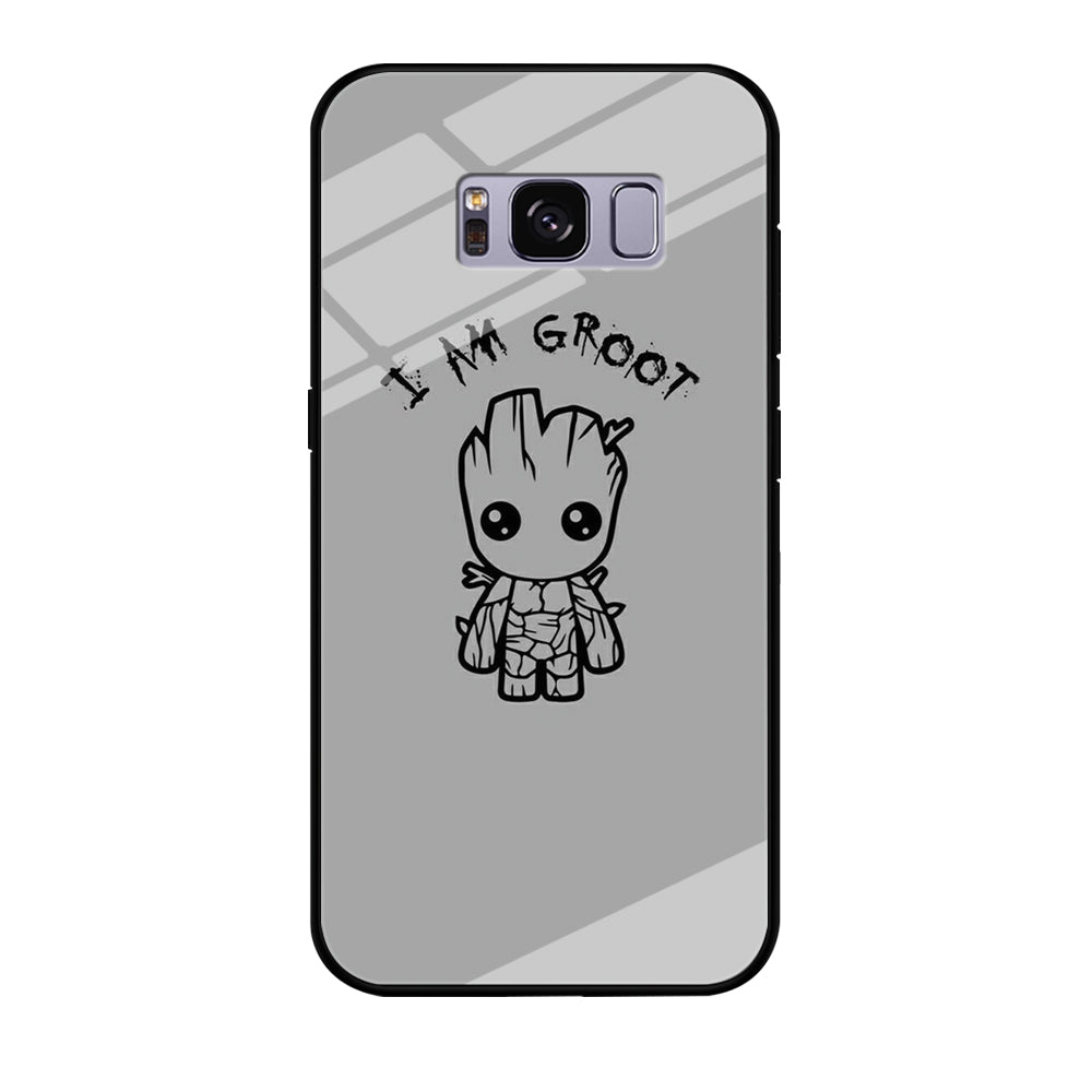 Groot Silver Paint Samsung Galaxy S8 Case