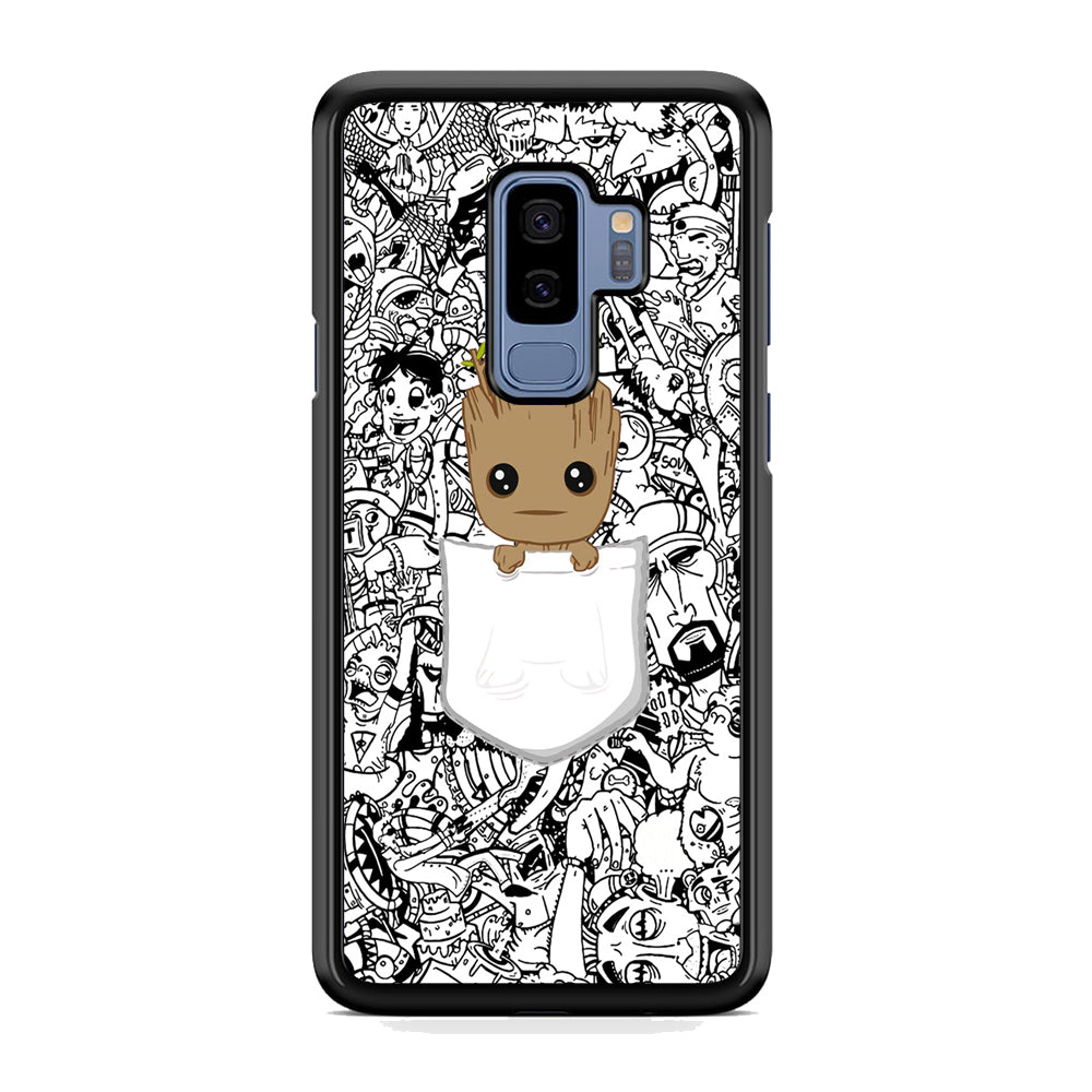 Grooth Pocket Doodle Patern Samsung Galaxy S9 Plus Case