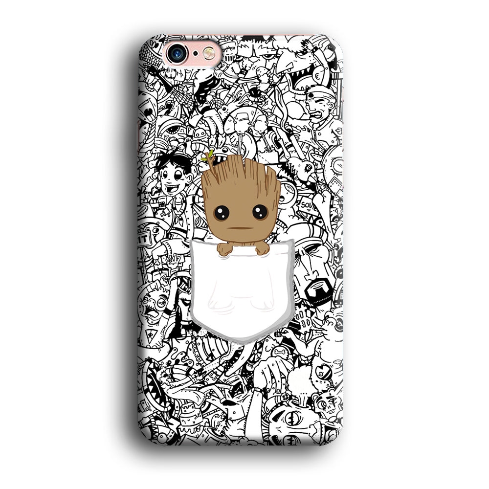 Grooth Pocket Doodle Patern iPhone 6 Plus | 6s Plus Case