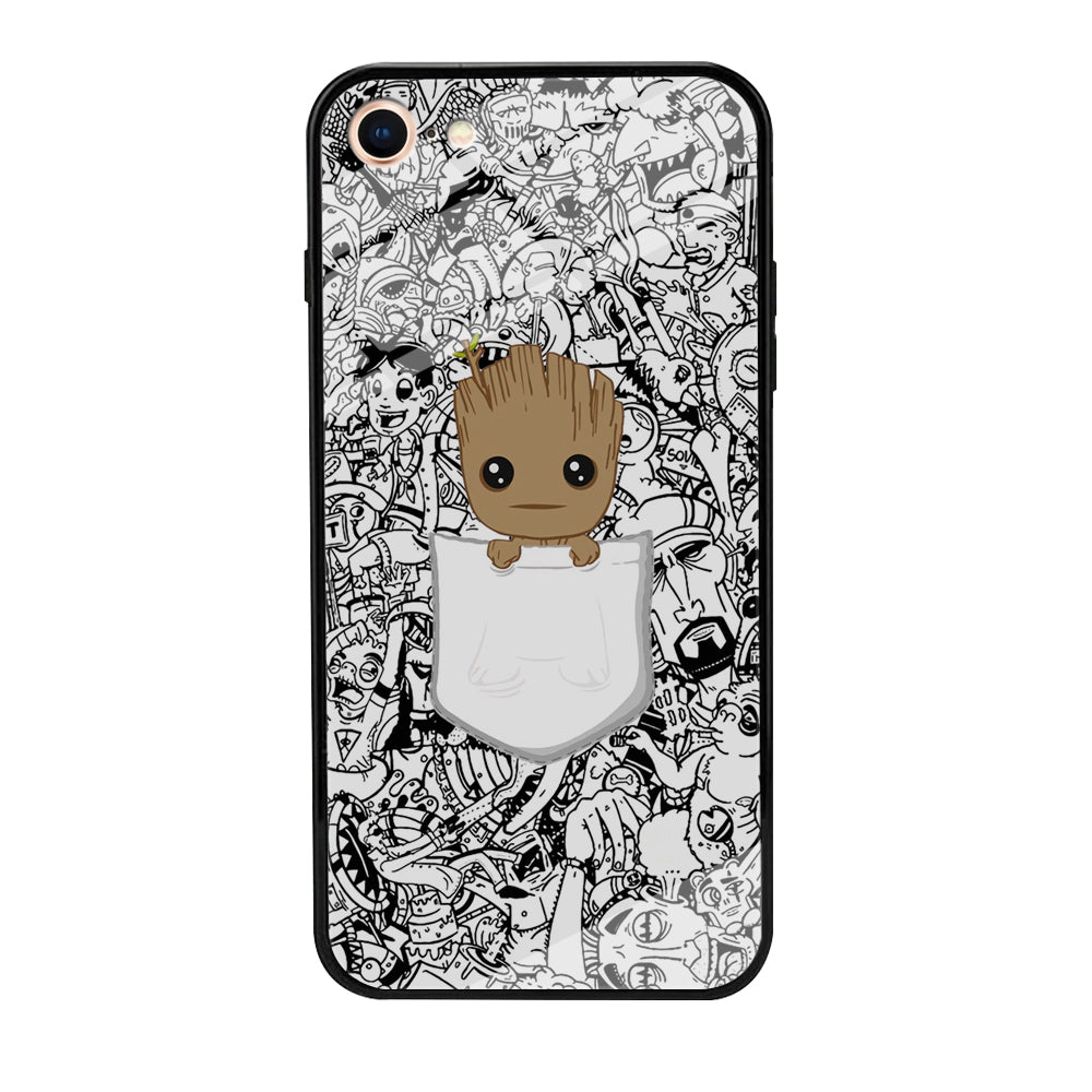 Grooth Pocket Doodle Patern iPhone 8 Case
