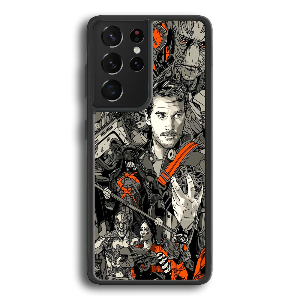 Guardians of The Galaxy Adult Groot Samsung Galaxy S21 Ultra Case - Carneyforia