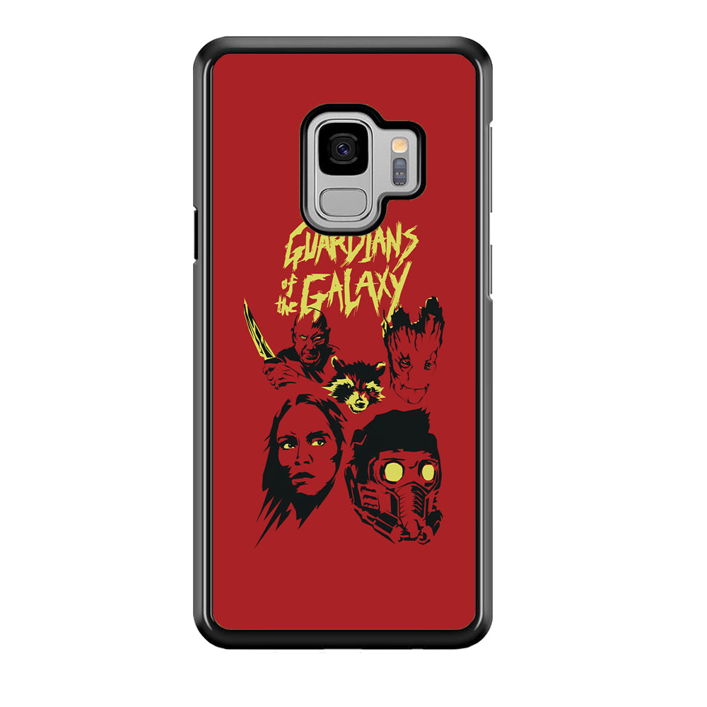 Guardians of The Galaxy Five Silhouette Samsung Galaxy S9 Case Default Title