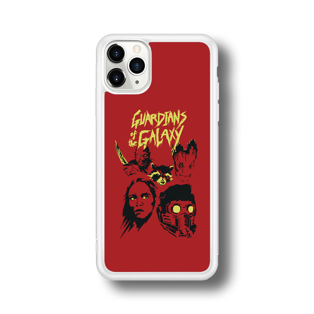 Guardians of The Galaxy Five Silhouette iPhone 11 Pro Max Case