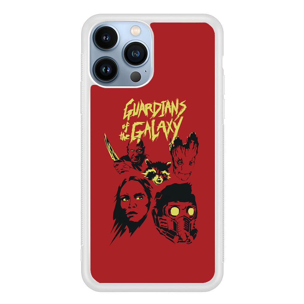 Guardians of The Galaxy Five Silhouette iPhone 13 Pro Max Case