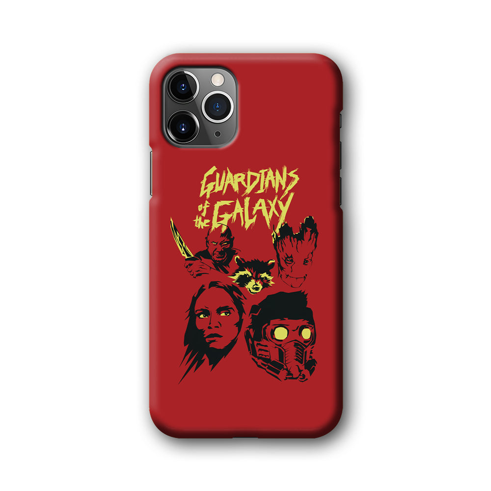 Guardians of The Galaxy Five Silhouette iPhone 11 Pro Max Case