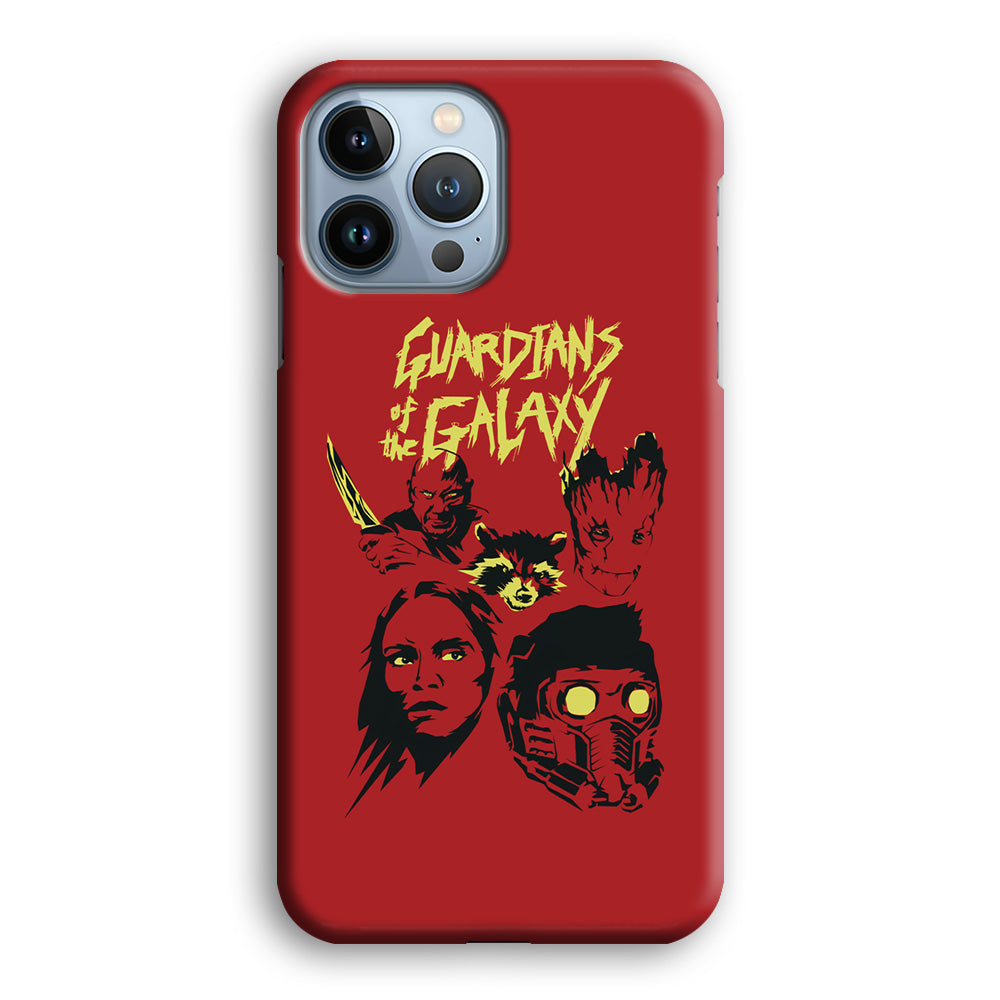 Guardians of The Galaxy Five Silhouette iPhone 13 Pro Max Case