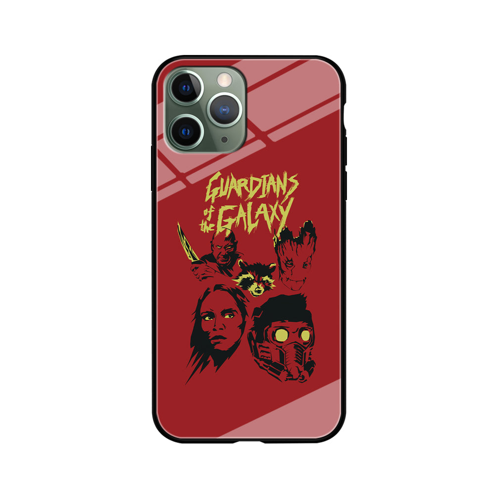 Guardians of The Galaxy Five Silhouette iPhone 11 Pro Max Case
