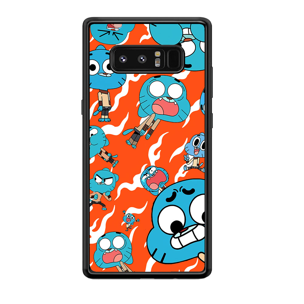 Gumball Shock Face Samsung Galaxy Note 8 Case