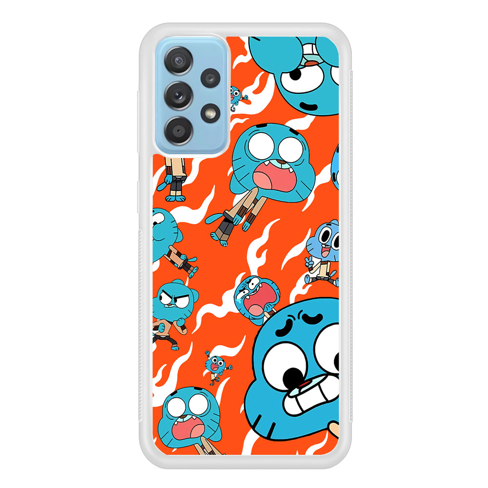 Gumball Shock Face Samsung Galaxy A52 Case