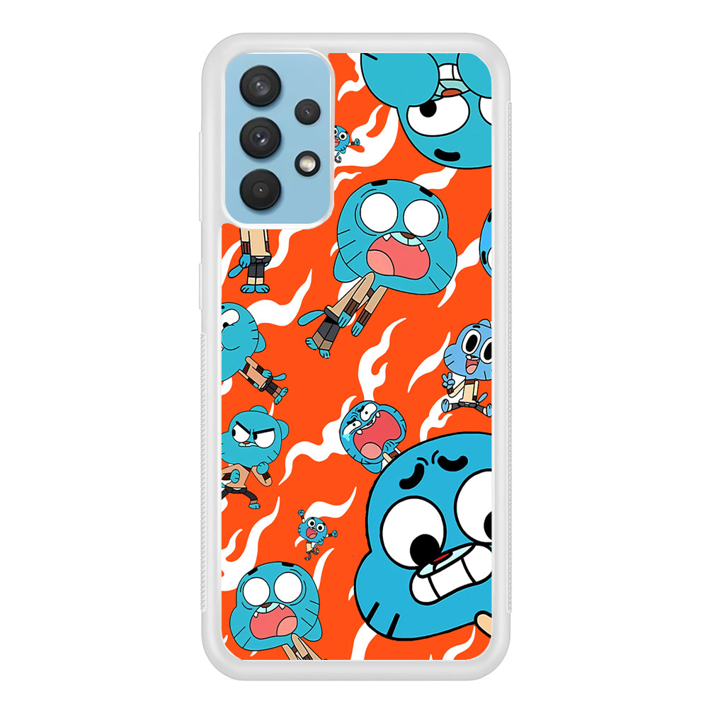 Gumball Shock Face Samsung Galaxy A32 Case