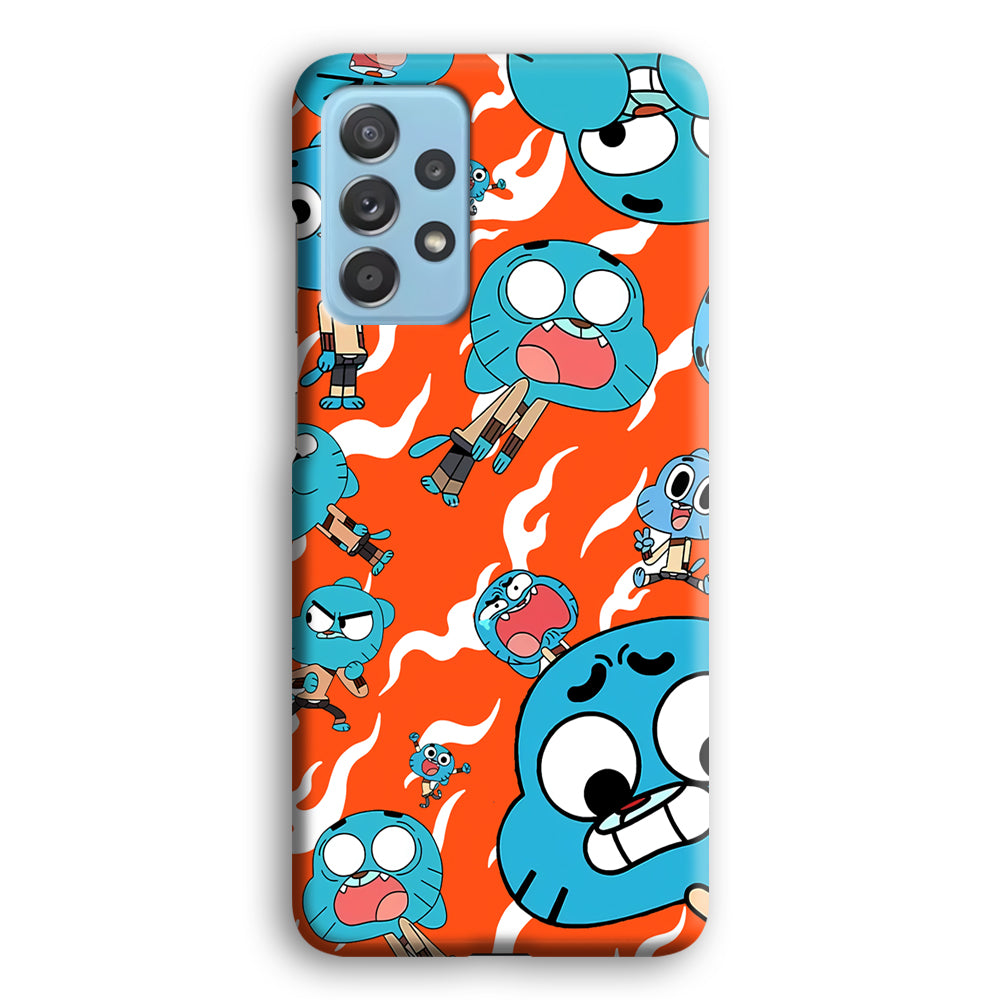 Gumball Shock Face Samsung Galaxy A52 Case