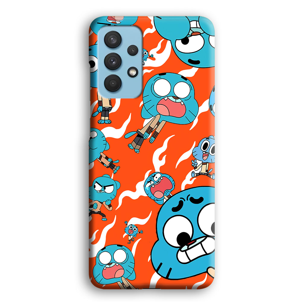 Gumball Shock Face Samsung Galaxy A32 Case