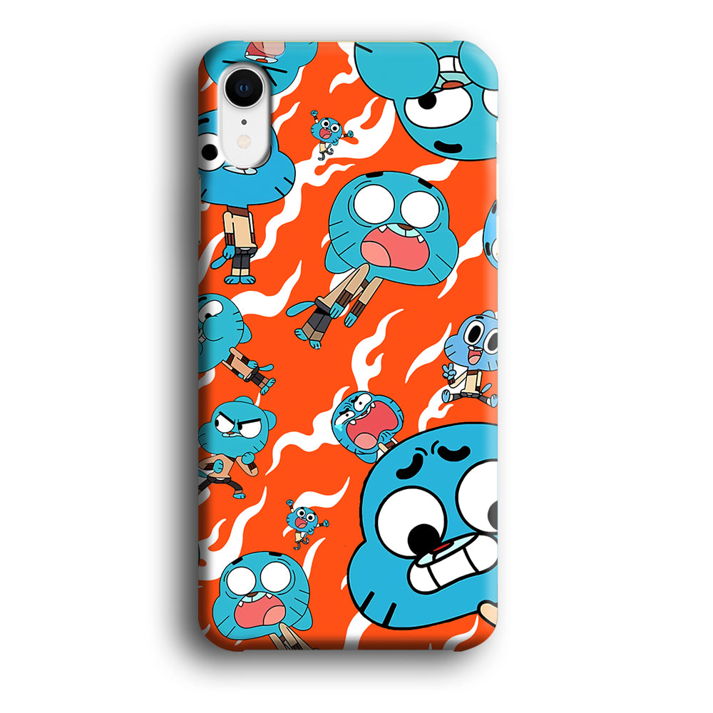 Gumball Shock Face iPhone XR Case