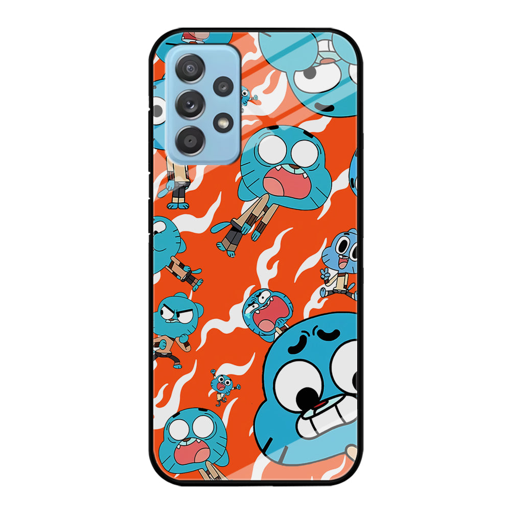 Gumball Shock Face Samsung Galaxy A72 Case