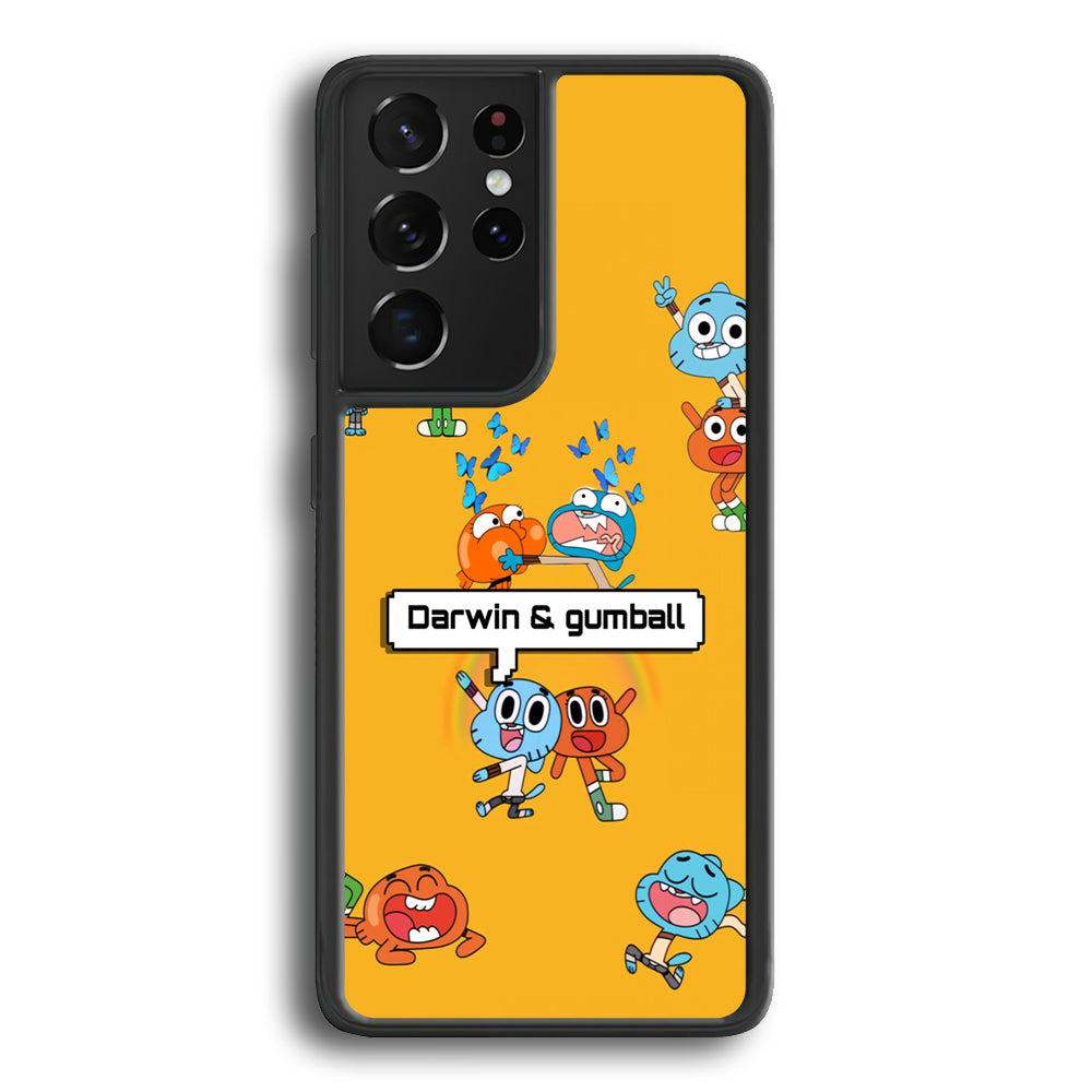 Gumball and Darwin Samsung Galaxy S21 Ultra Case - Carneyforia