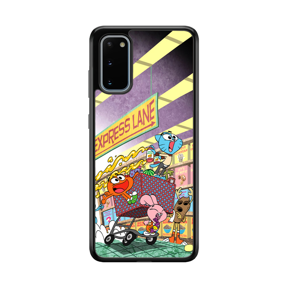 Gumball on Express Lane Samsung Galaxy S20 Case