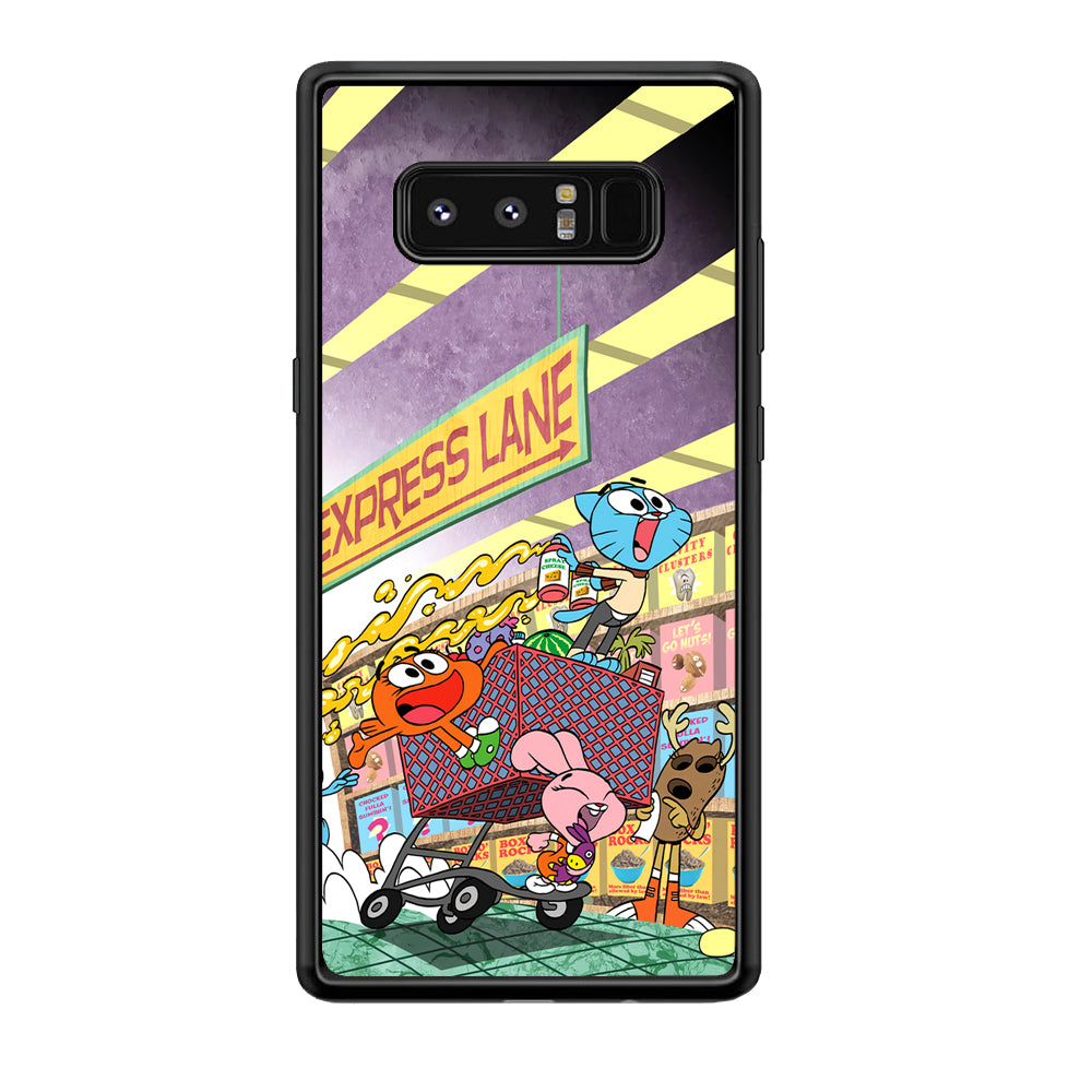 Gumball on Express Lane Samsung Galaxy Note 8 Case