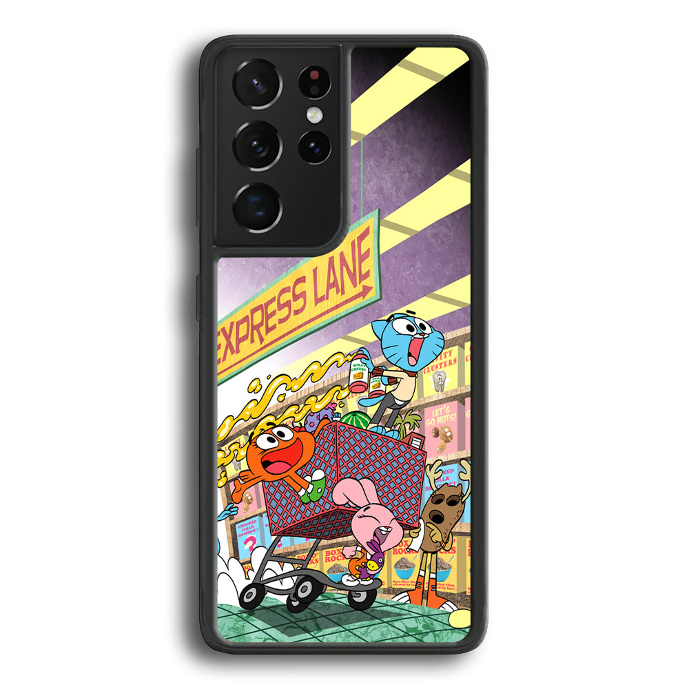 Gumball on Express Lane Samsung Galaxy S21 Ultra Case - Carneyforia