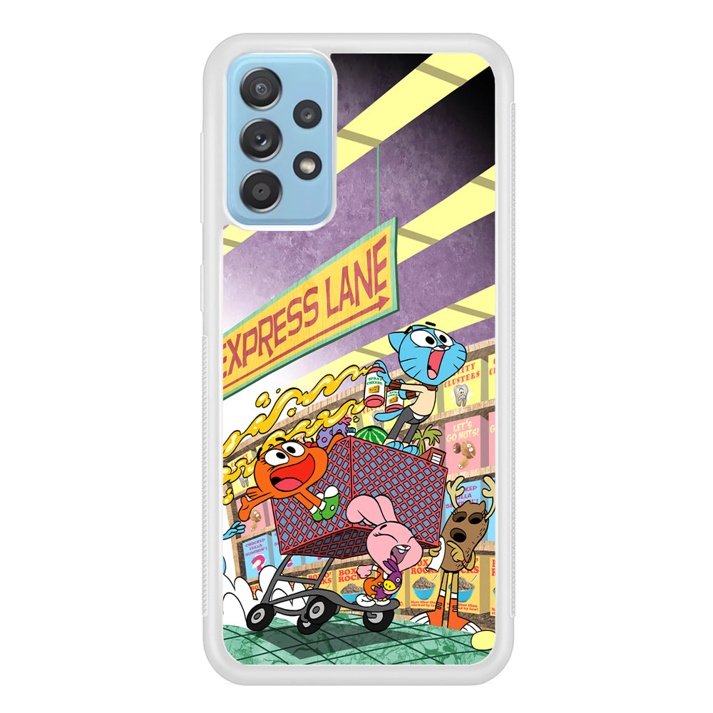 Gumball on Express Lane Samsung Galaxy A52 Case