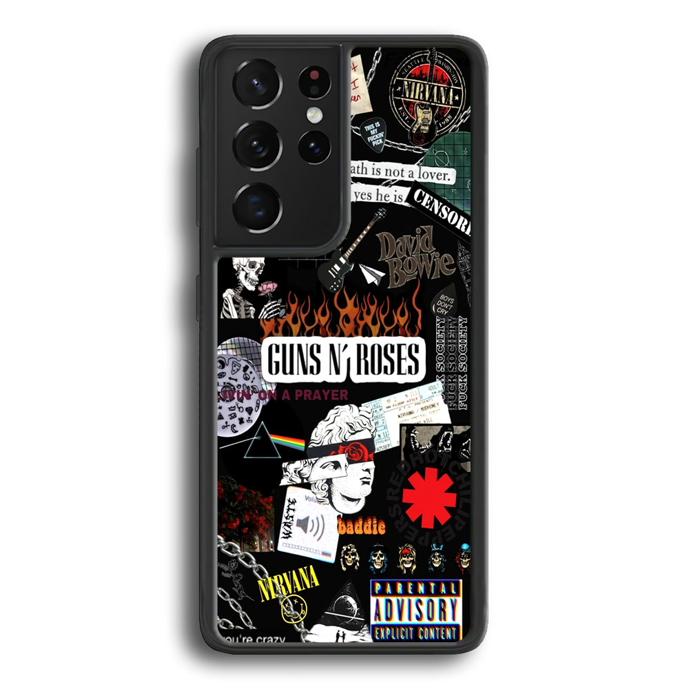 Guns N Roses and Friends Signature Samsung Galaxy S21 Ultra Case - Carneyforia