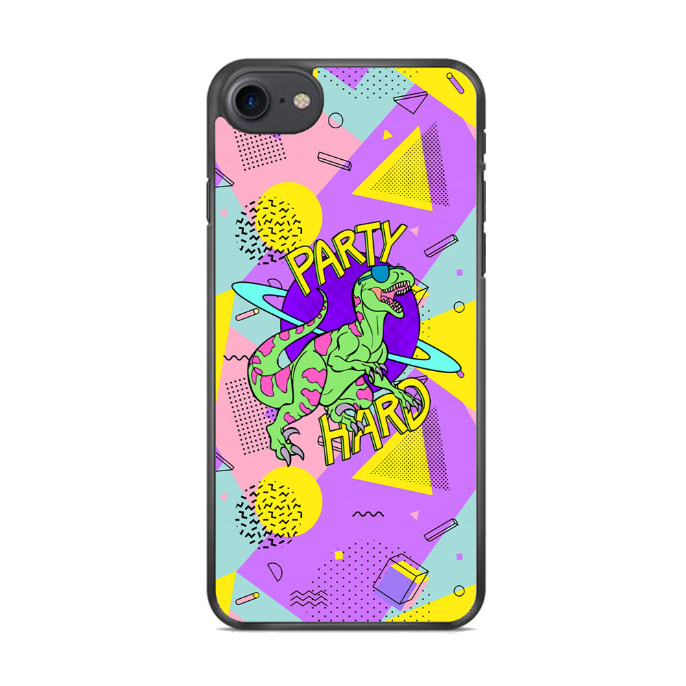 Hard Party with Dinosaur iPhone 8 Case