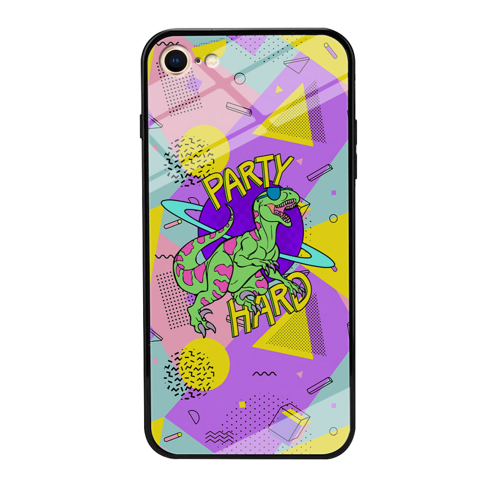 Hard Party with Dinosaur iPhone 8 Case