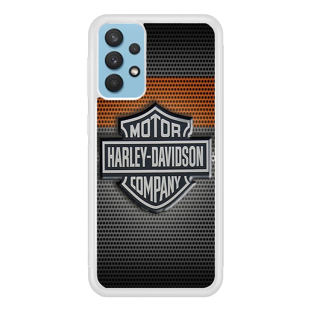 Harley Davidson Grey Samsung Galaxy A32 Case