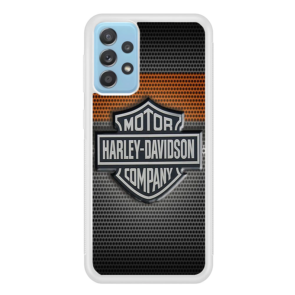 Harley Davidson Grey Samsung Galaxy A52 Case