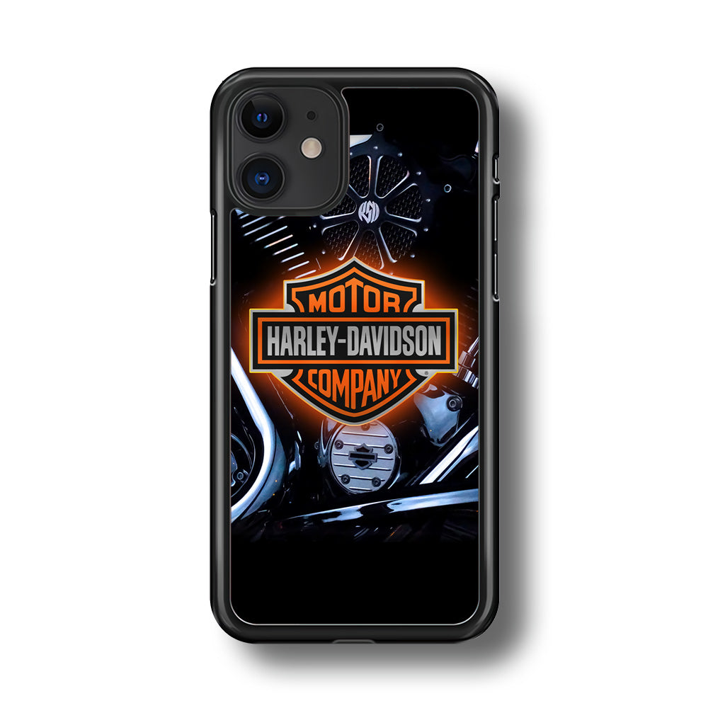 Harley Davidson Light Up The Engine iPhone 11 Case