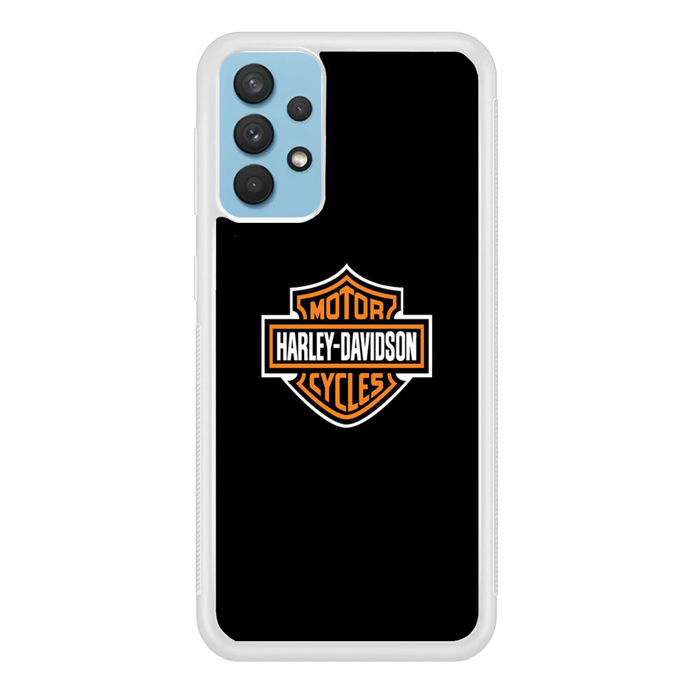 Harley Davidson Logo Black Samsung Galaxy A32 Case