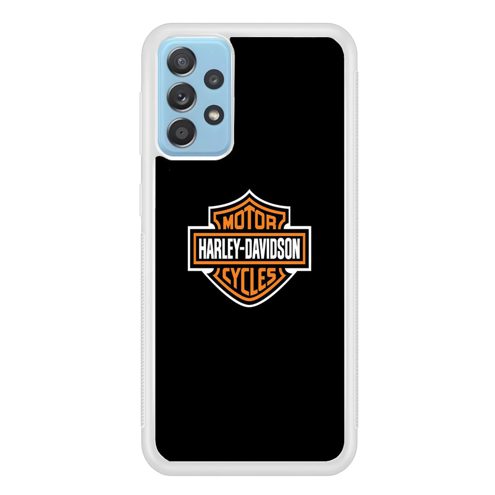 Harley Davidson Logo Black Samsung Galaxy A52 Case