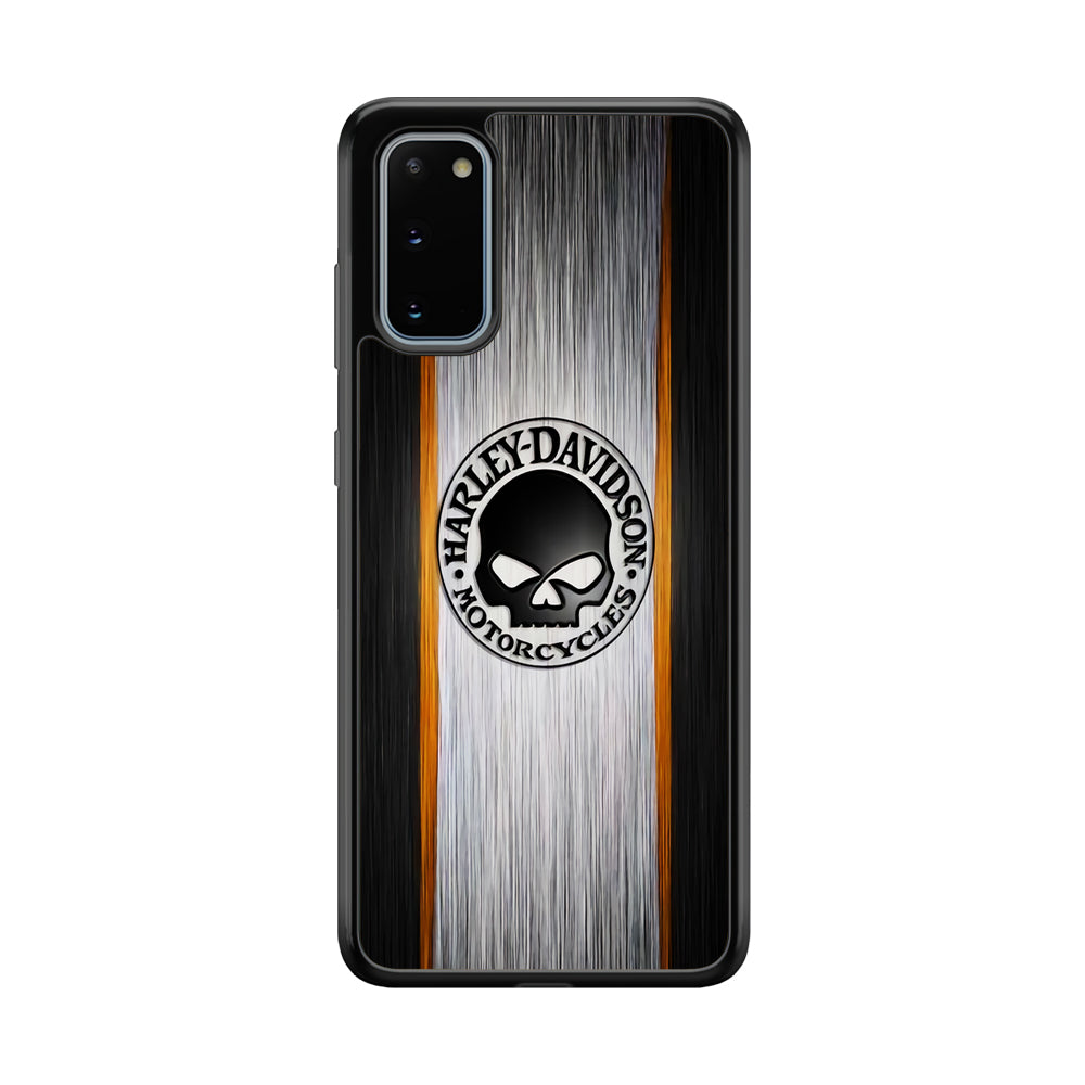 Harley Davidson Stripe Skull Logo Samsung Galaxy S20 Case