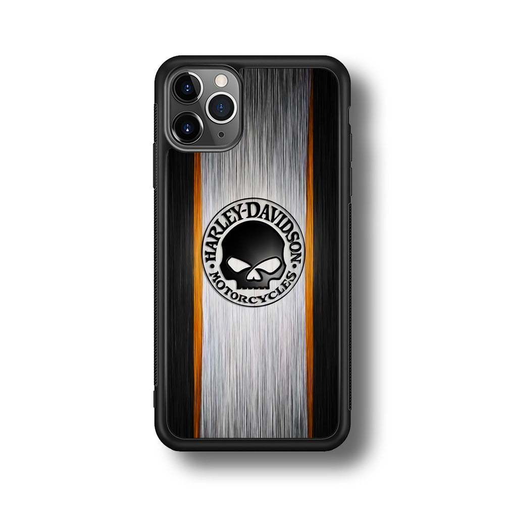Harley Davidson Stripe Skull Logo iPhone 11 Pro Max Case