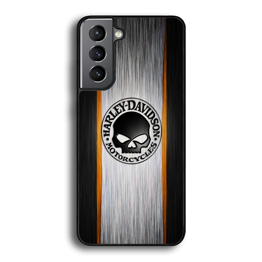 Harley Davidson Stripe Skull Logo Samsung Galaxy S21 Plus Case - Carneyforia