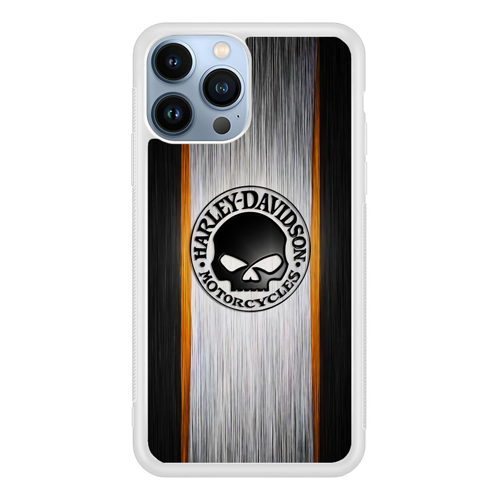 Harley Davidson Stripe Skull Logo iPhone 13 Pro Max Case