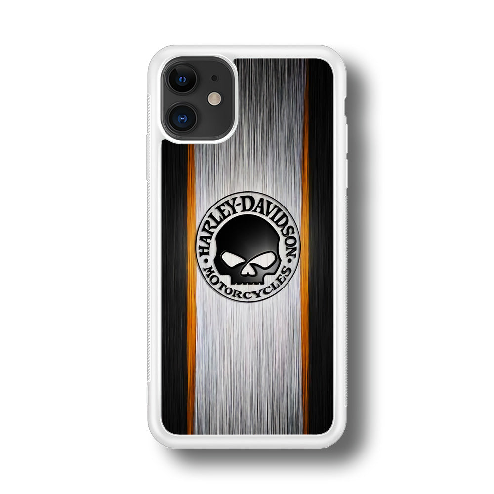Harley Davidson Stripe Skull Logo iPhone 11 Case