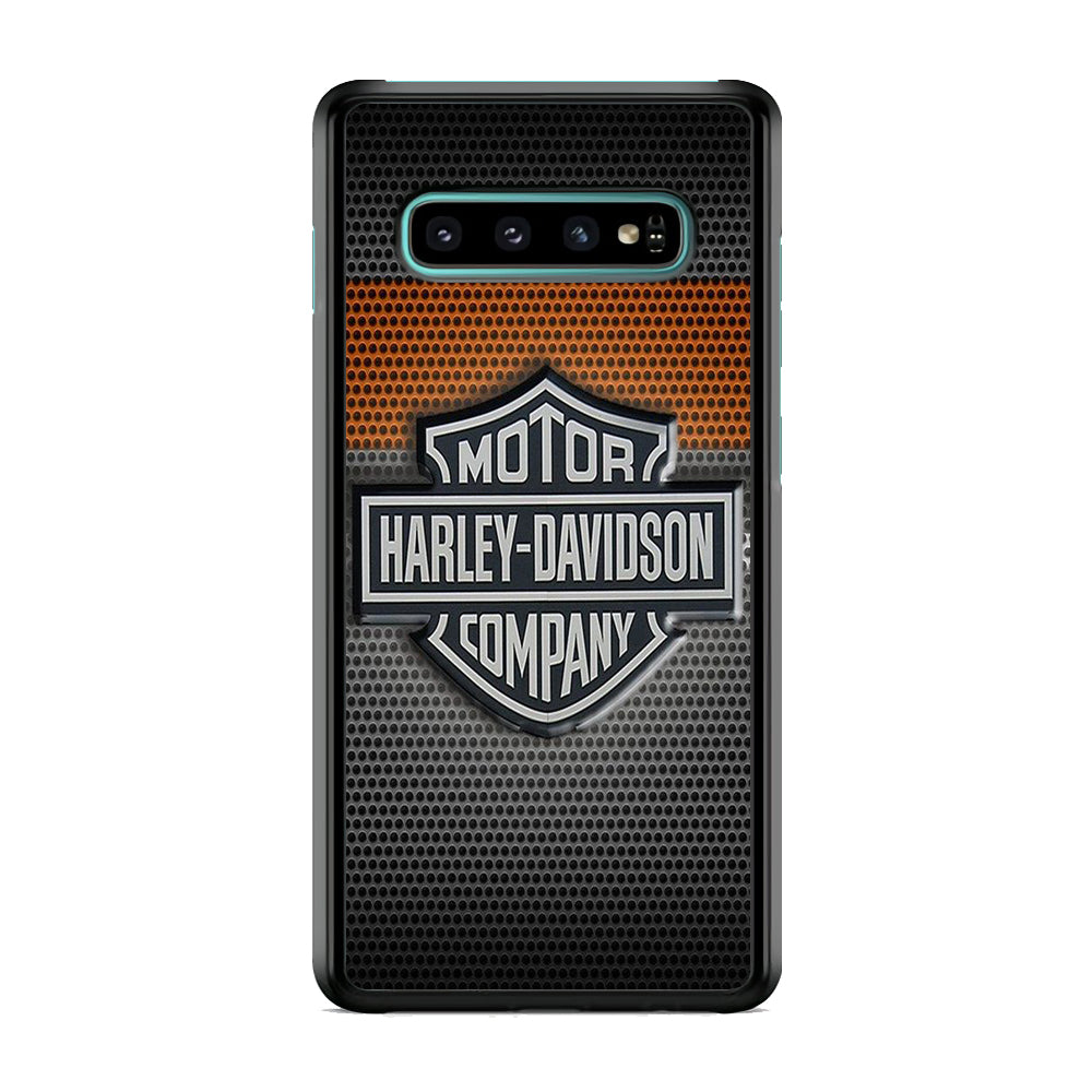 Harley Davidson Grey Samsung Galaxy S10 Case