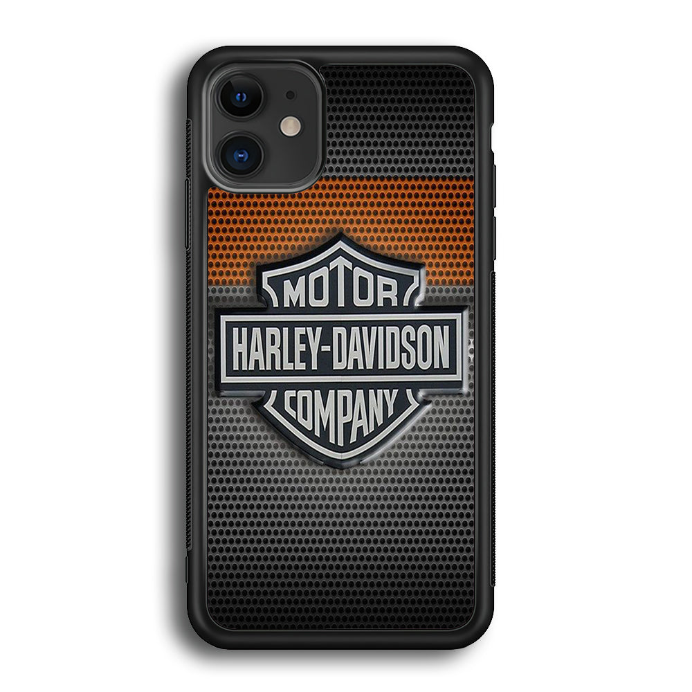 Harley Davidson Grey iPhone 12 Case