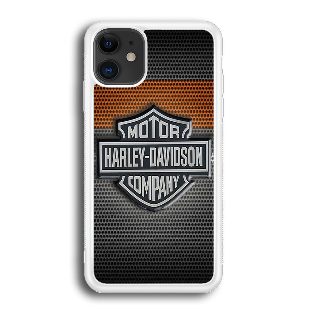 Harley Davidson Grey iPhone 12 Case